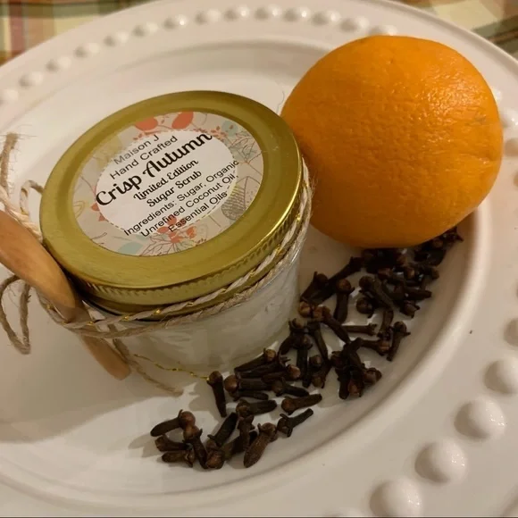 Autumn Trio, hand crafted all natural sugar scrubs moisturizing exfoliating - Picture 7 of 15